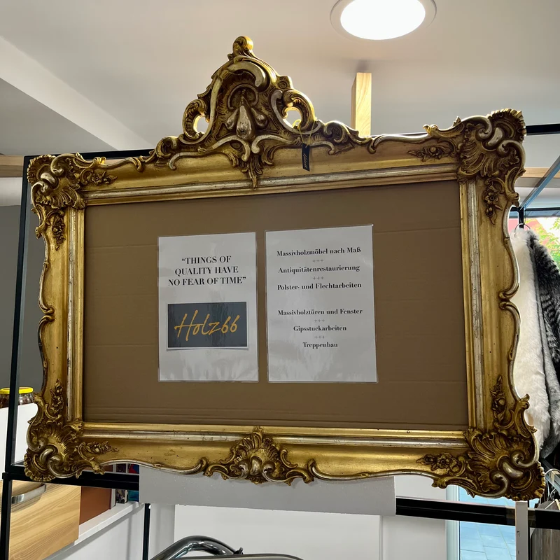 Vergoldeter original Rokoko Rahmen