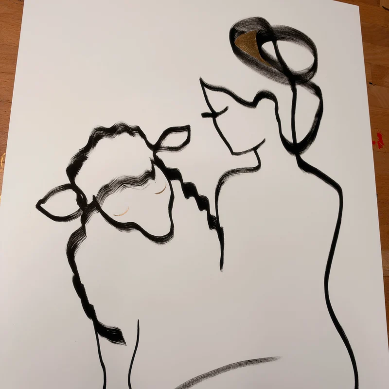 Sch(l)äfchen (handgezeichnet)