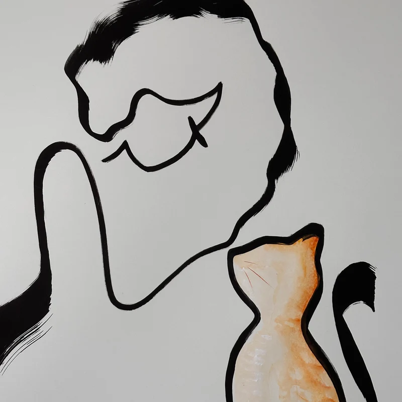 An meiner Seite (handgezeichnet)