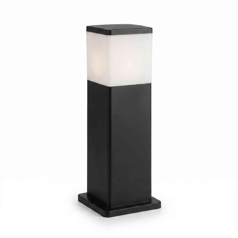 Moderne Pollerleuchte Außen IP55 E27 Schwarz~3853
