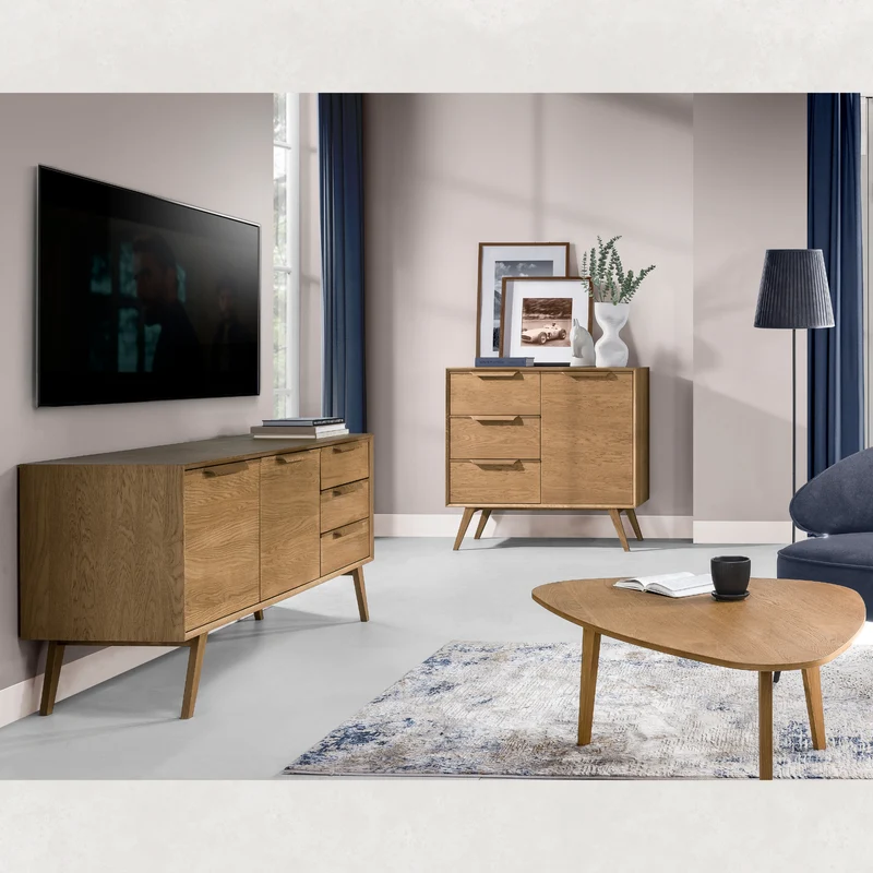 TV-Möbel aus Eichenholz LEO 24 | LoftStory