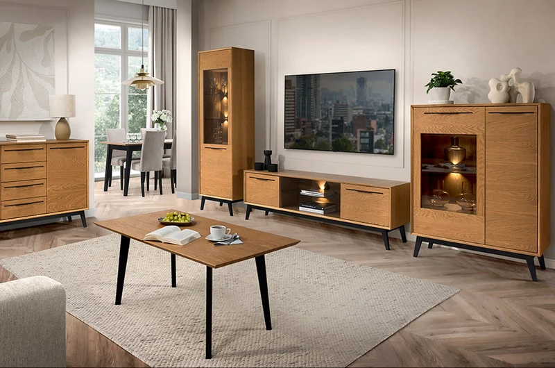 TV-Möbel aus Eichenholz LAZURE 25 | LoftStory