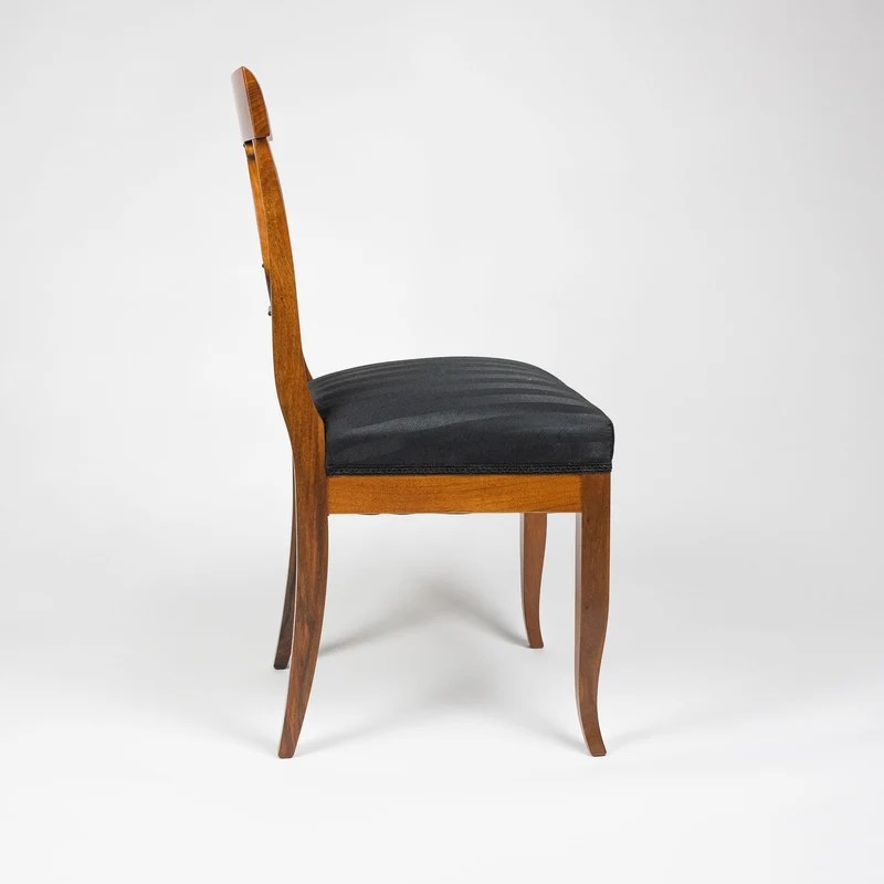 Biedermeier Massivholz Stuhl LYRA