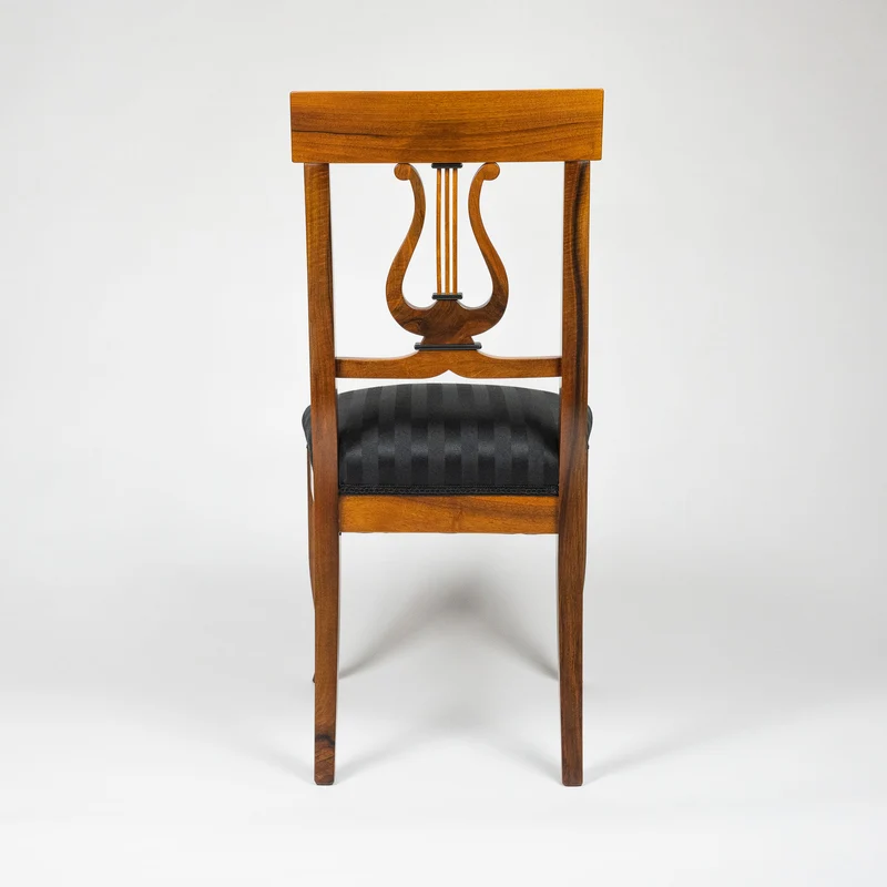 Biedermeier Massivholz Stuhl LYRA