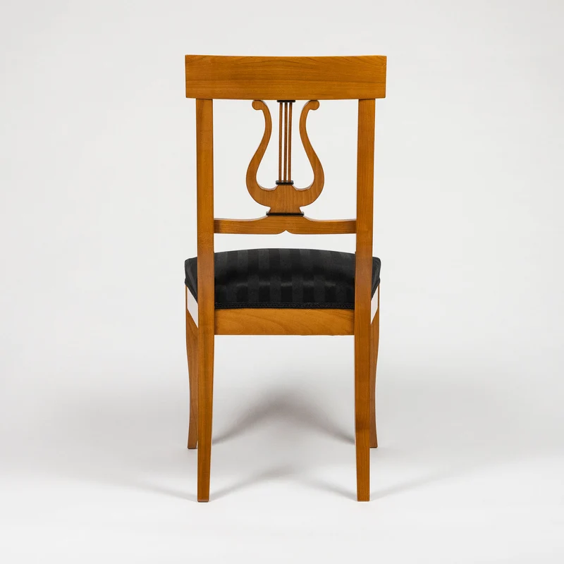 Biedermeier Massivholz Stuhl LYRA