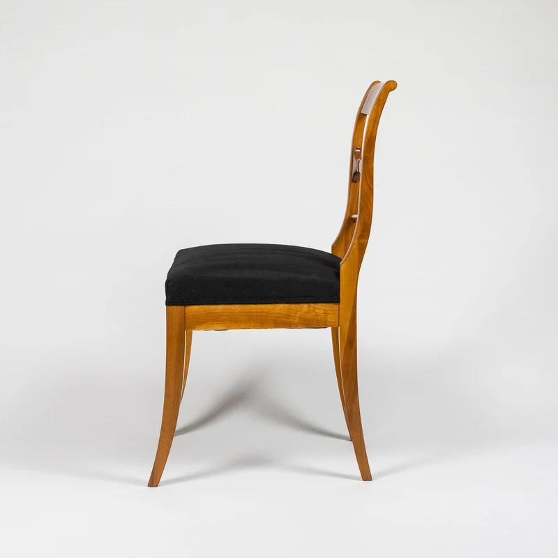 Massivholz Biedermeier Stuhl KREVEL