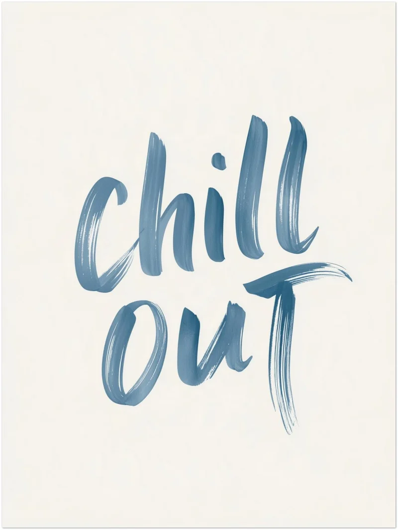 Winter Poster Set – Rentier im Pullover & Chill Out (2er)