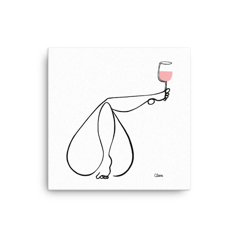 Frauen am Weinen Nr. 9 ROSÉ