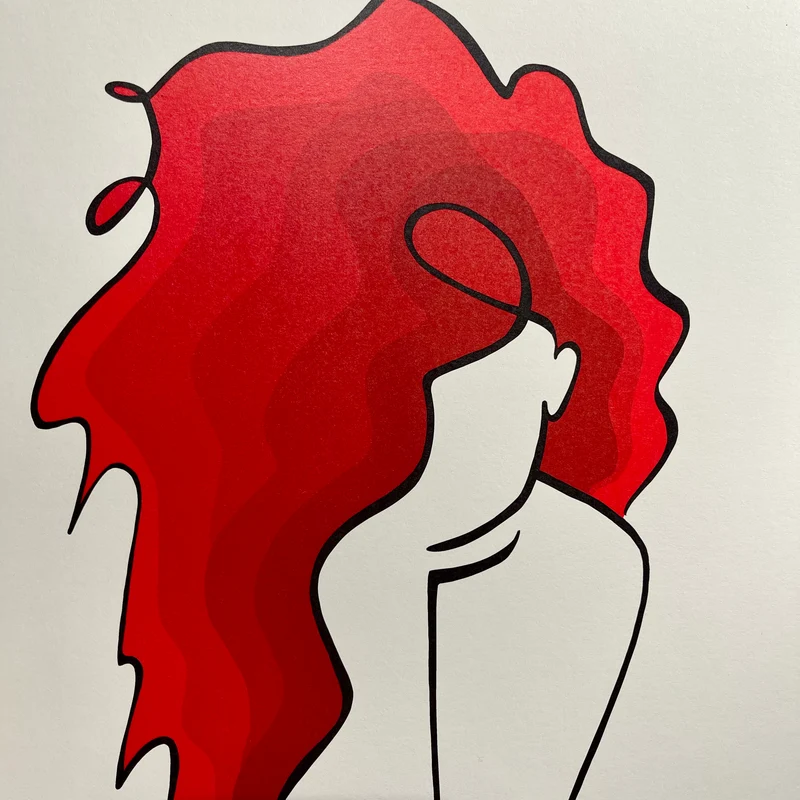 Redhead *Limited Edition* (creme weiß Papier)