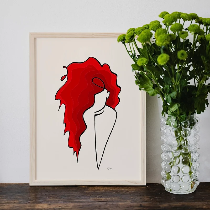 Redhead *Limited Edition* (creme weiß Papier)