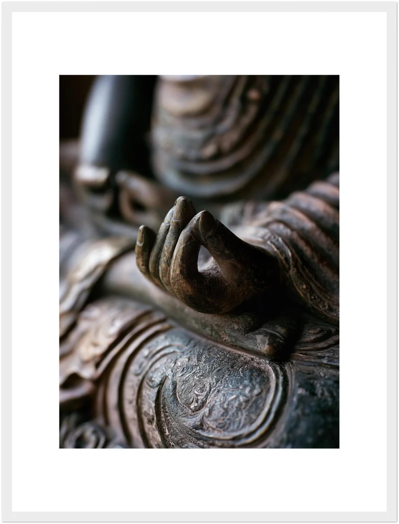 Mudra in Bronze Poster