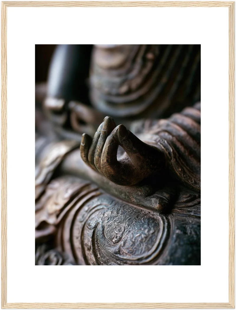 Mudra in Bronze Poster