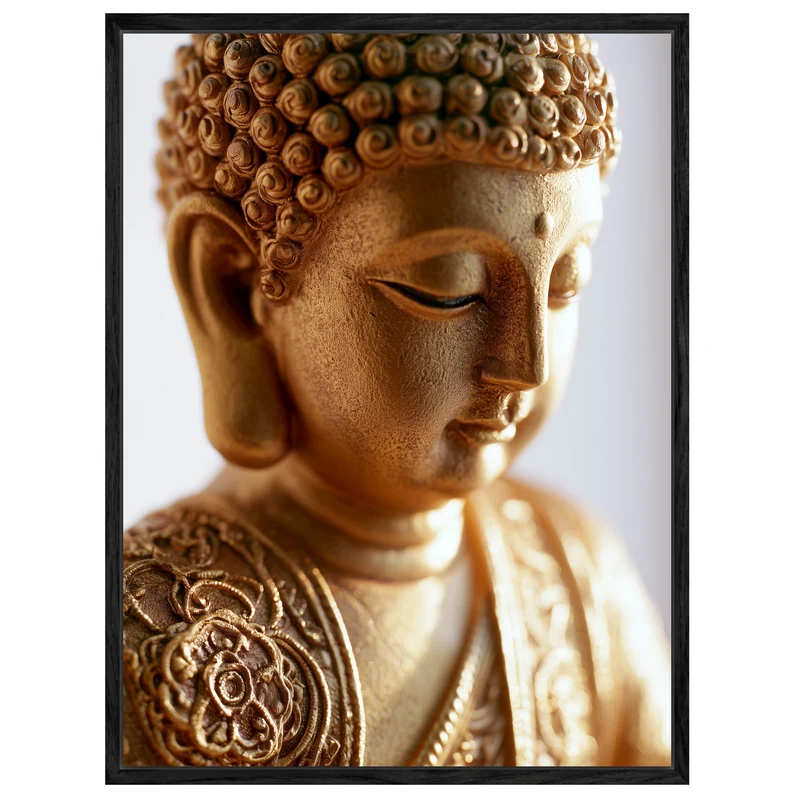 Goldener Buddha in Stille Leinwand