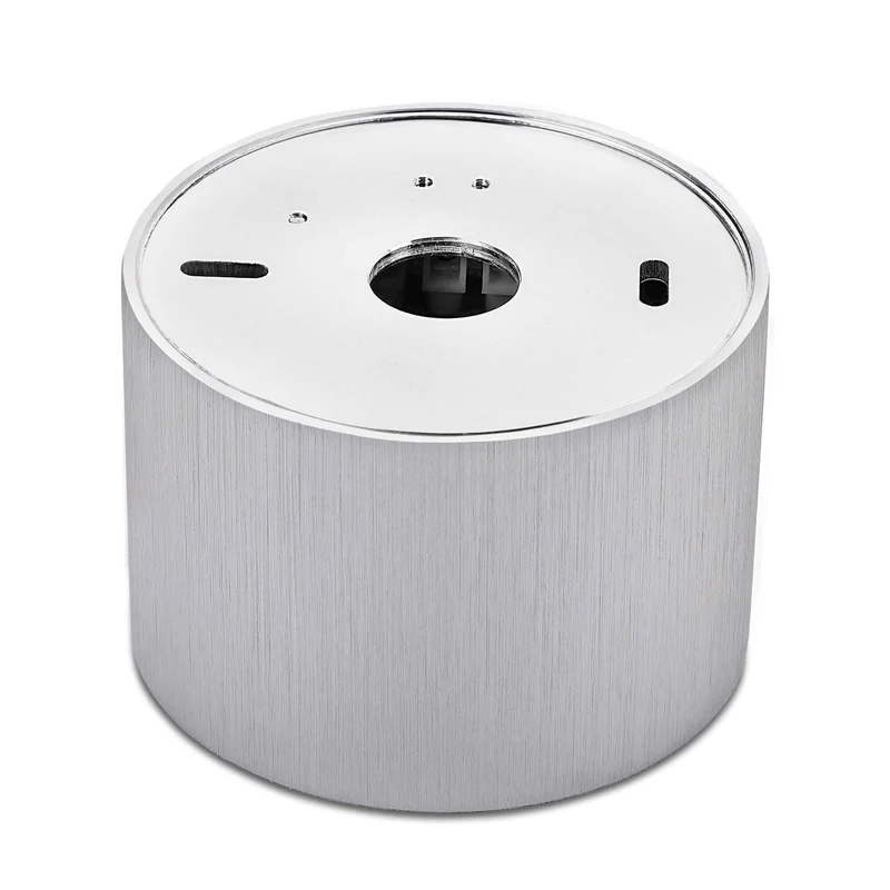 LED Aufbaustrahler Flach in Alu gebürstet 230V 5W Dimmbar 120° - Pio