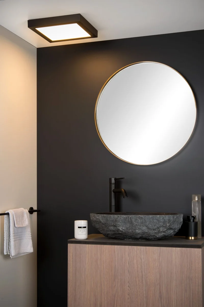 LED-Deckenleuchte Brice dimmbar IP44 30x30cm Badezimmer