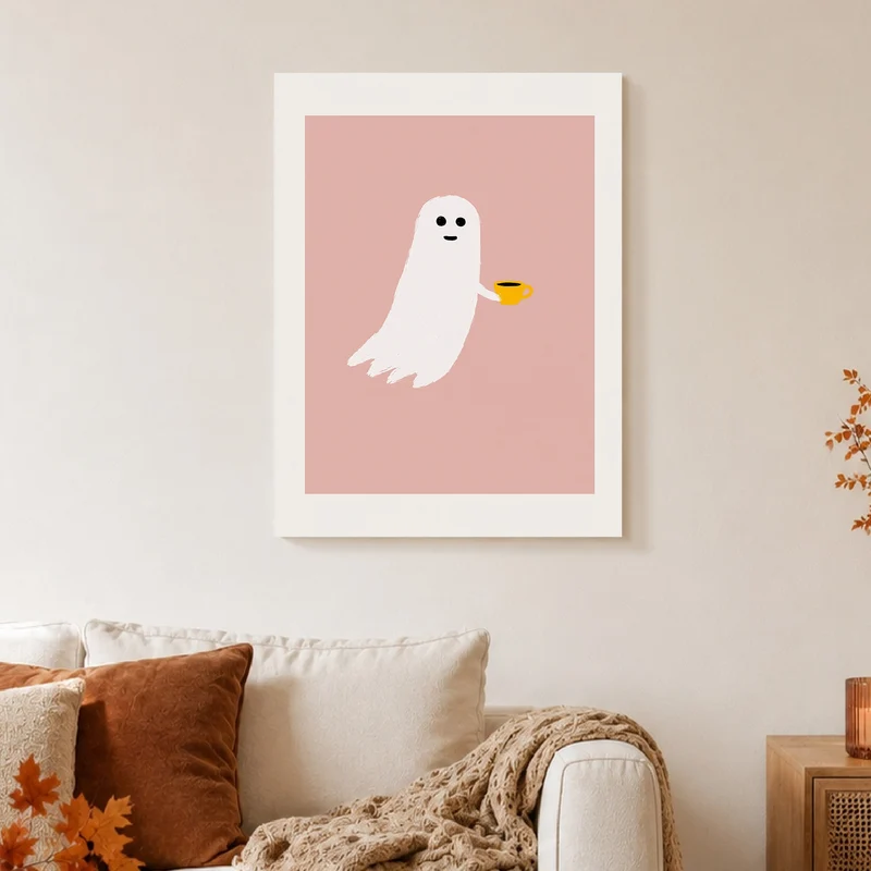 Kleines Gespenst Kaffeepause Poster