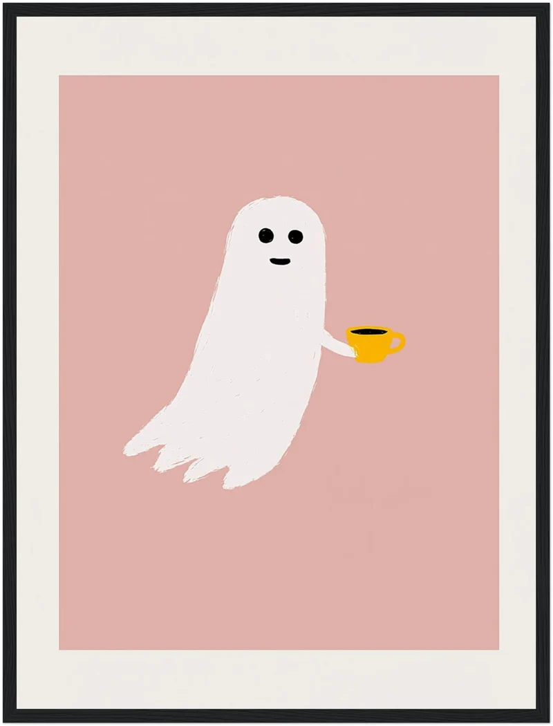 Kleines Gespenst Kaffeepause Poster