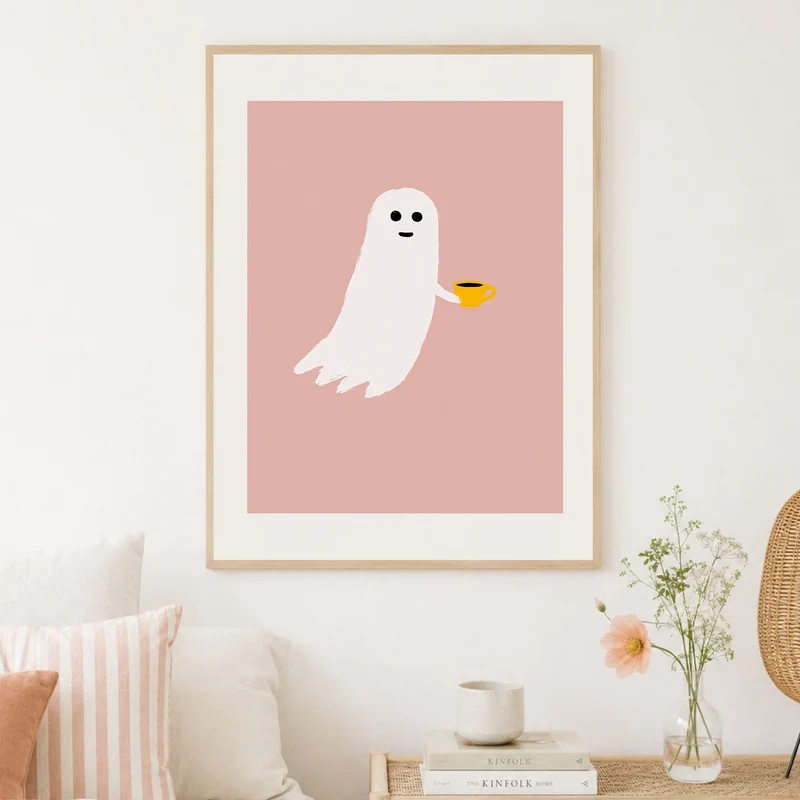 Kleines Gespenst Kaffeepause Poster