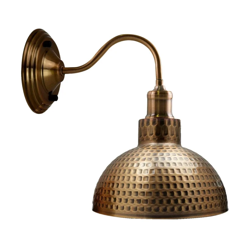 Retro Wandleuchte Schwanenhals Vintage Industrie E27 ~3900