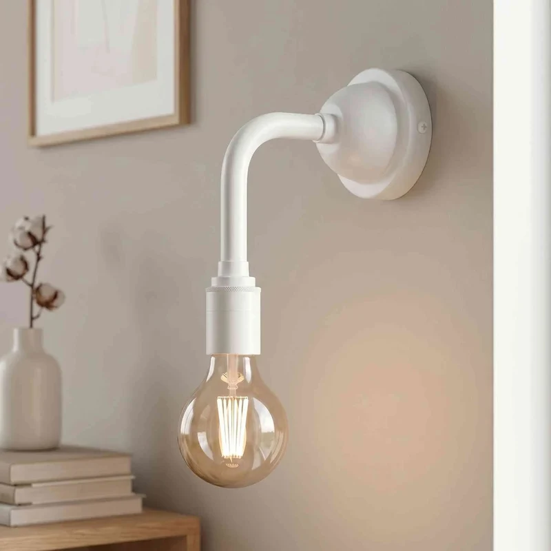 Industrie Wandleuchte E27 G95 LED Winkelarm Retro Wandlampe~3893