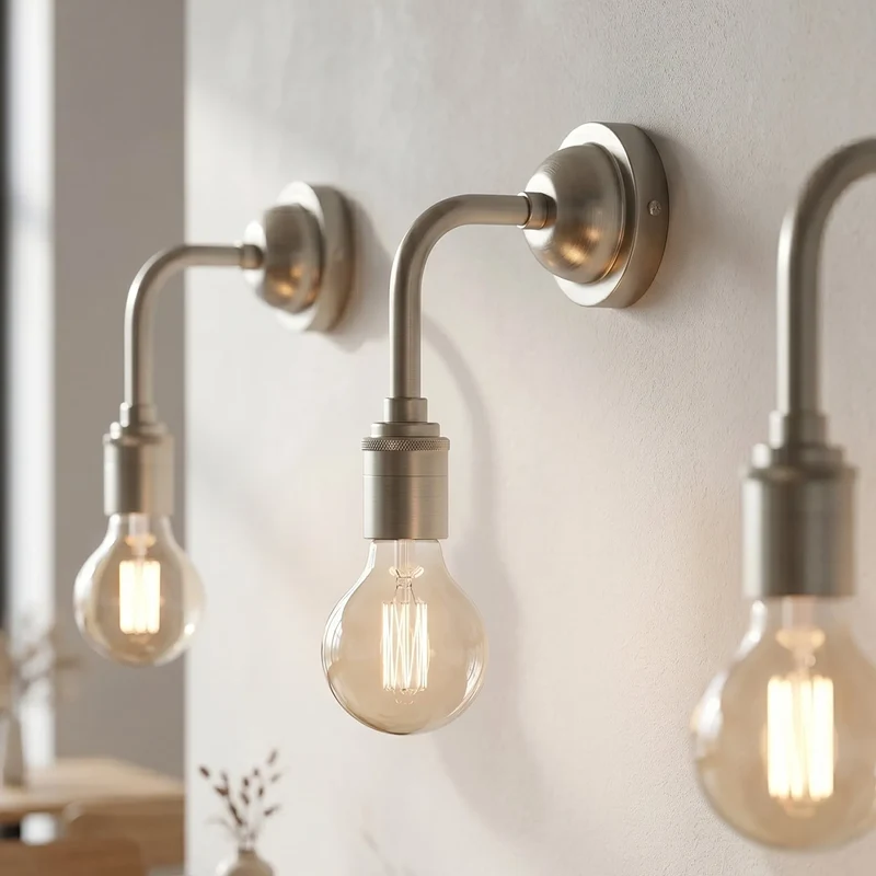Industrie Wandleuchte E27 G95 LED Winkelarm Retro Wandlampe~3893