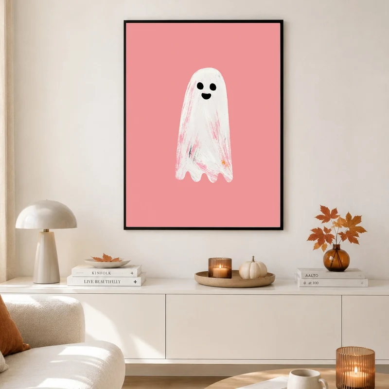Freundliches Geist Aquarell Poster