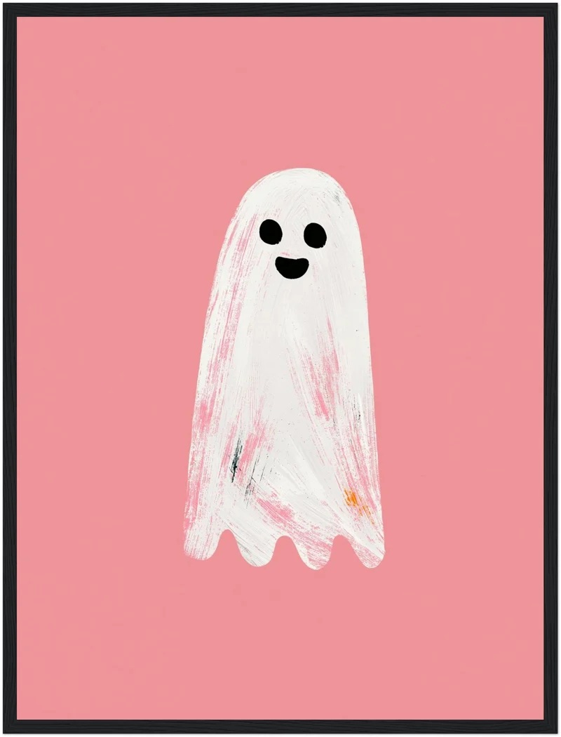 Freundliches Geist Aquarell Poster