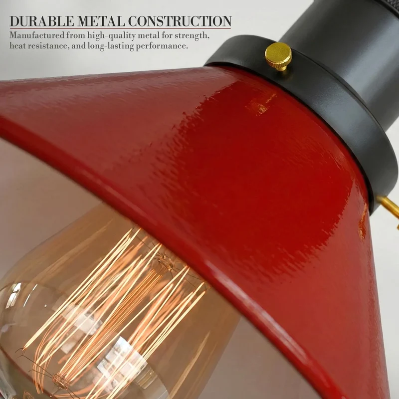 Konische Deckenleuchte – Vintage Unterputz Deckenlampe Flur | Mit Leuchtmittel ~4006