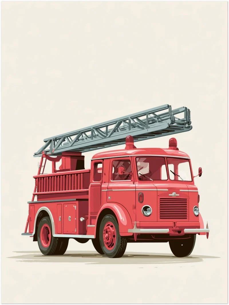 Fahrzeuge Poster Set – Kinderzimmer (3er)