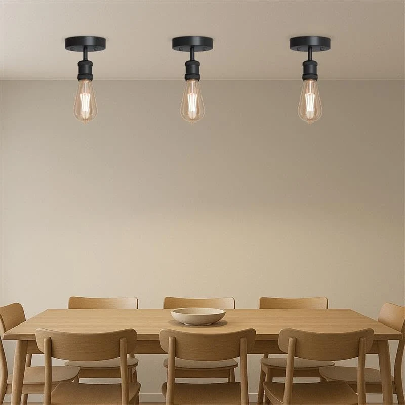 E27 Deckenleuchte Fassung – Minimalistisches Design ~3943