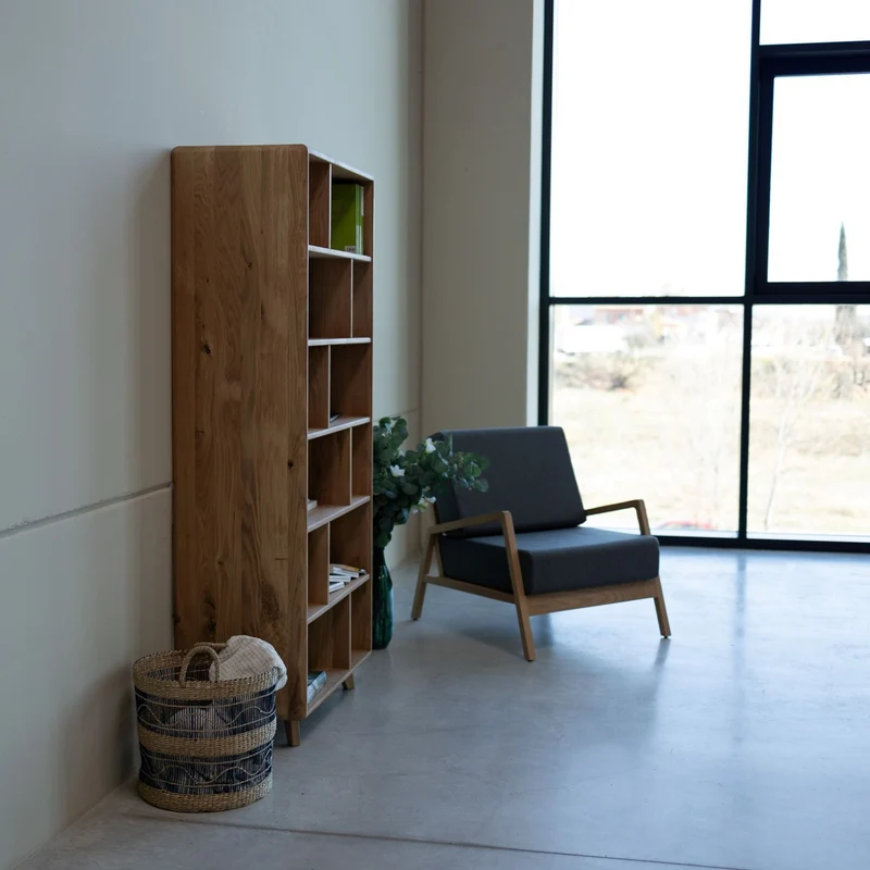 Massivholz-Bücherregal SWEDEN 1 | NordicStory