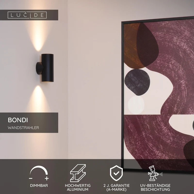 Wandstrahler Bondi 2-flammig Up & Down