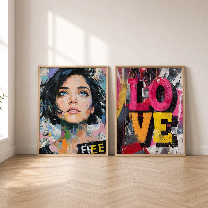 Pop-Art Street Poster Set