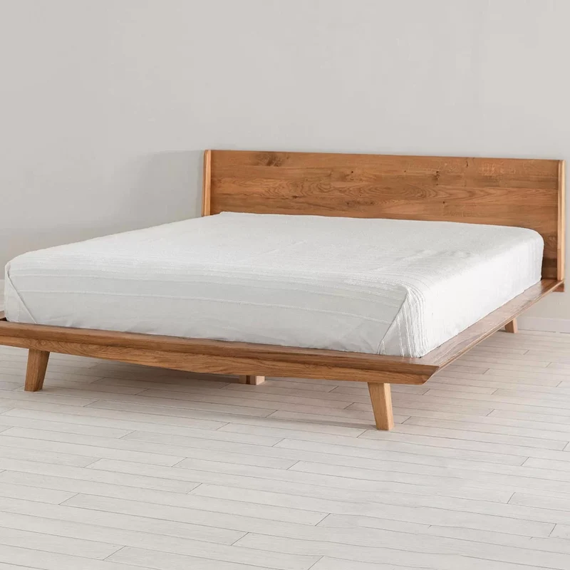 Doppelbett aus massiver Eiche MALMO | NordicStory