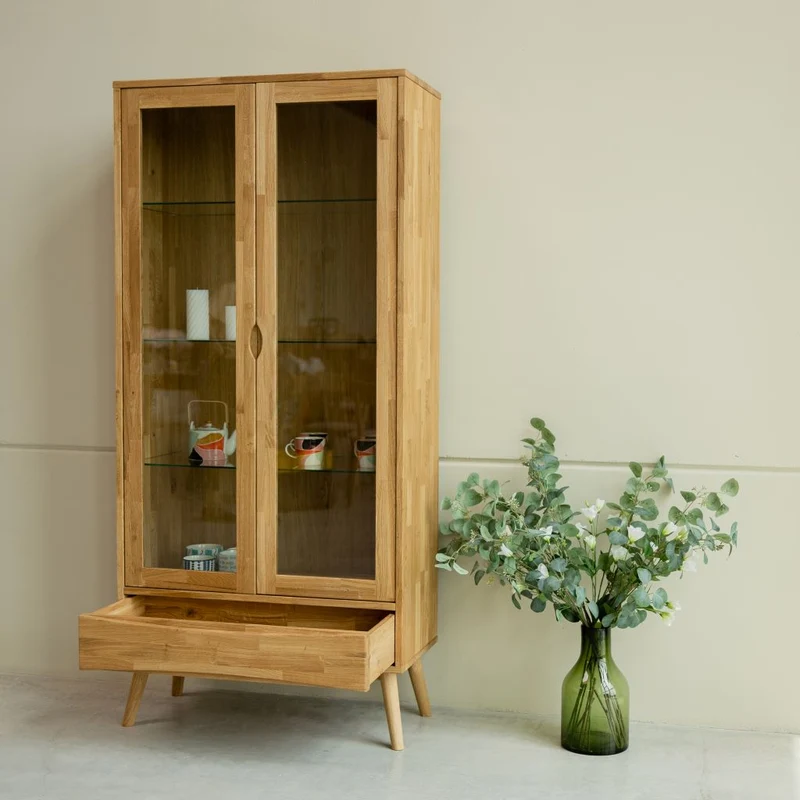 Vitrine aus Eichenholz MALMO | NordicStory