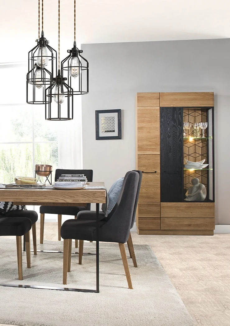 Vitrine aus Eichenholz MOZAIK 12 | LoftStory