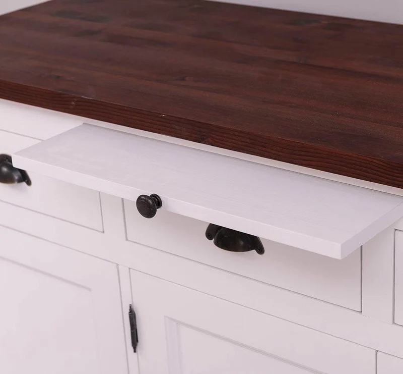 Landhaus Sideboard aus Massivholz im Landhausstil mit 3 Schubladen und Türen