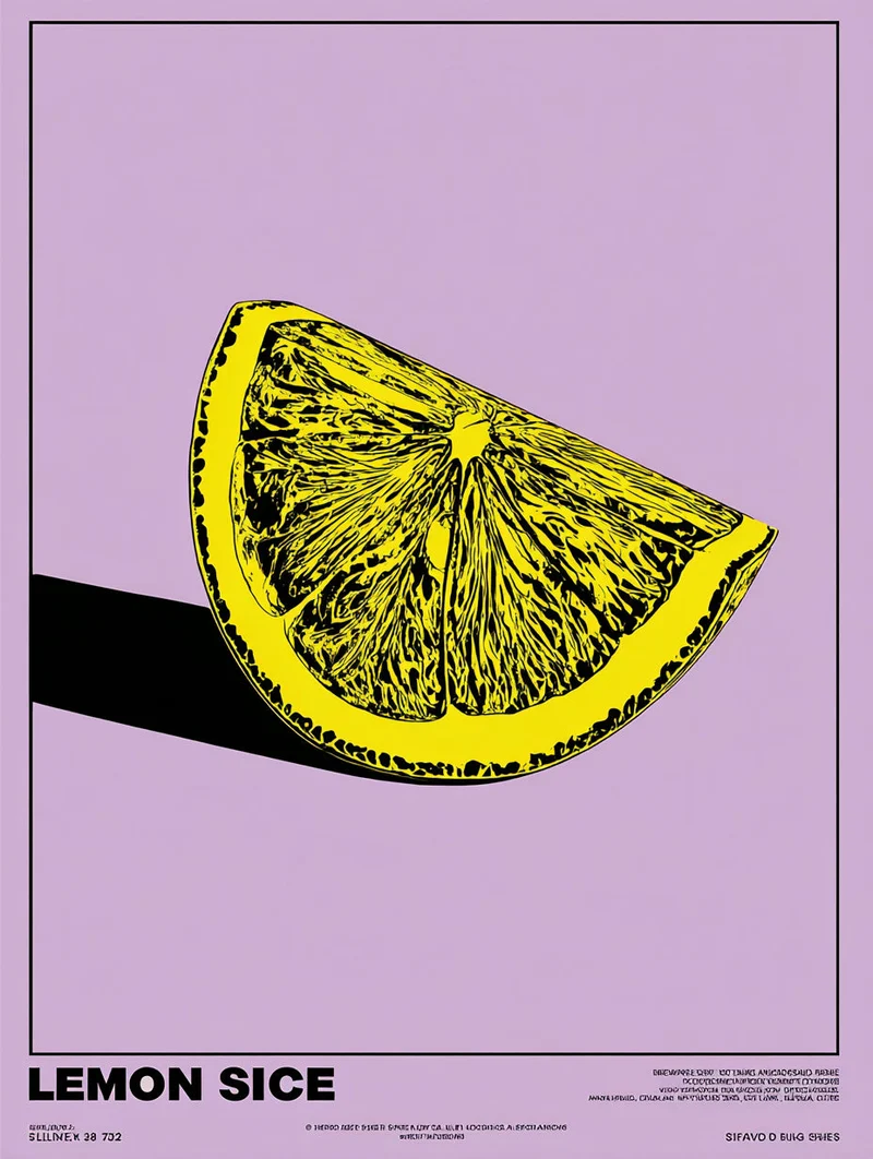 Küchen-Zitrus Poster Set