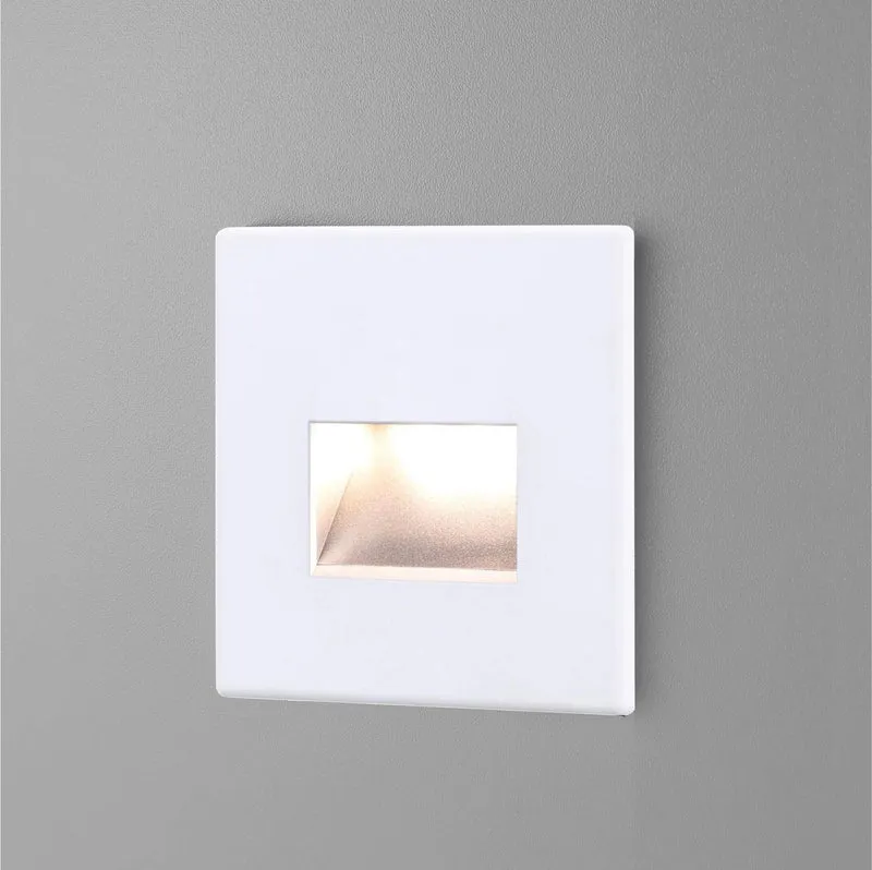 Wandeinbauleuchte - LED Treppenbeleuchtung Cut in Weiß - 230V 1,5W CCT