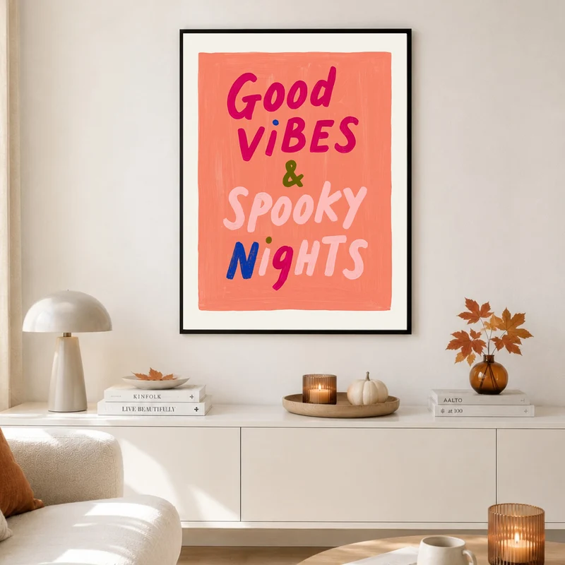 Gute Vibes Spooky Nights Poster