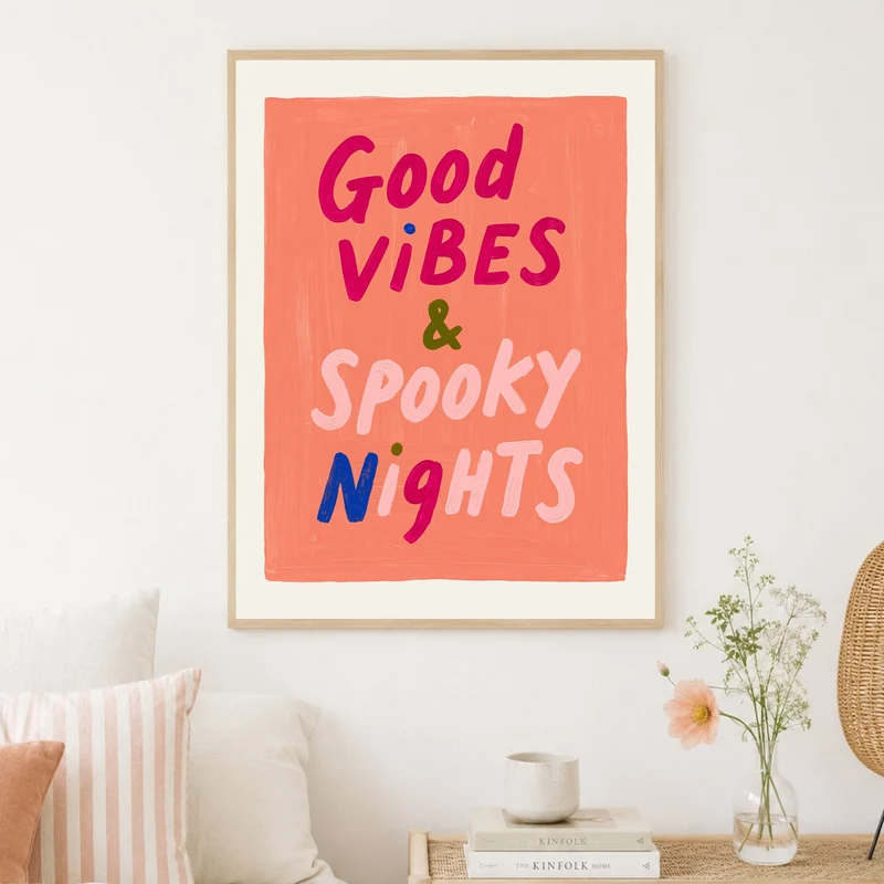 Gute Vibes Spooky Nights Poster