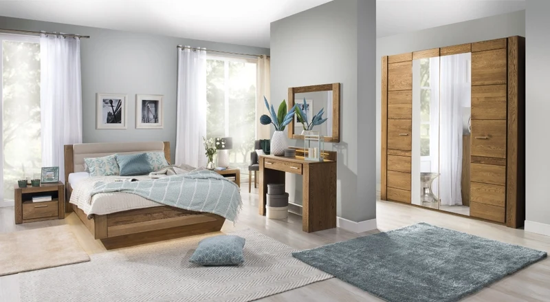 Spiegel aus rustikalem Eichenholz VELVET 81 | LoftStory
