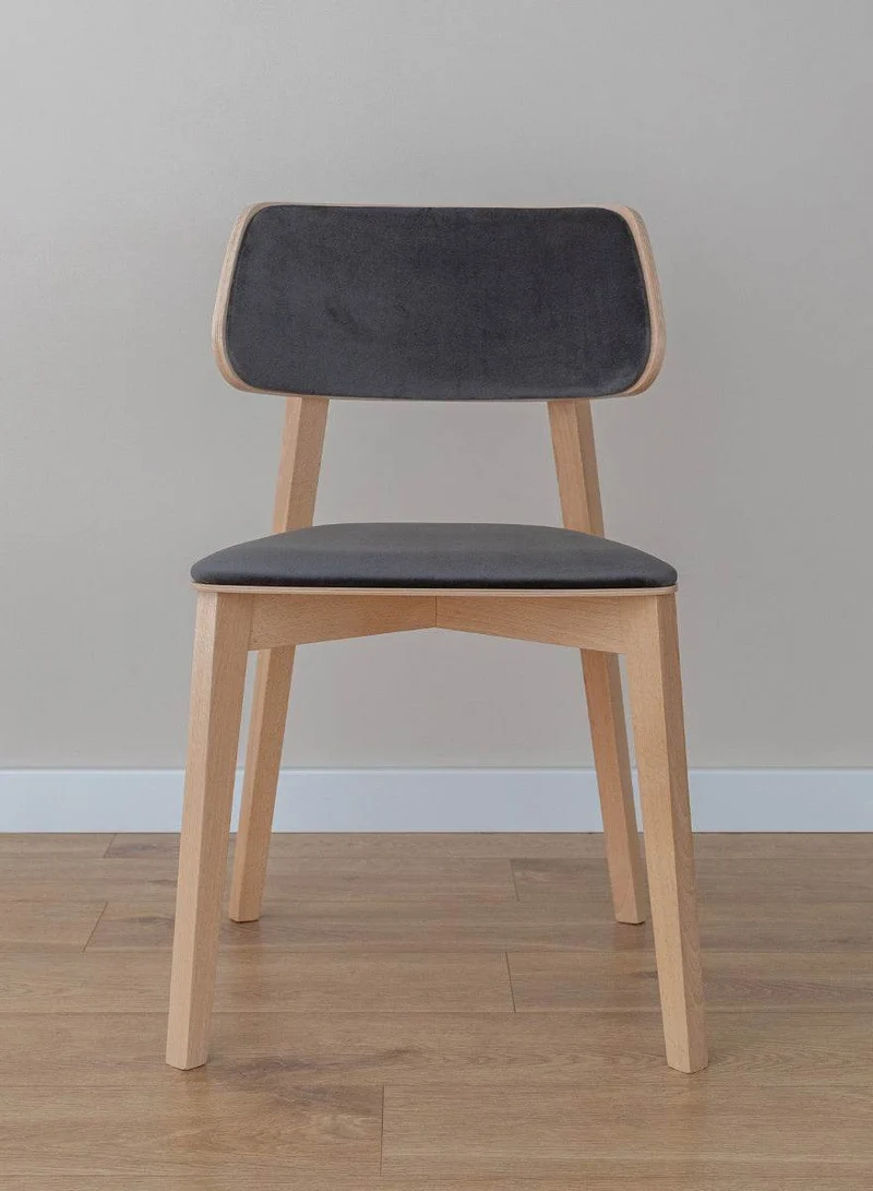 Esszimmerstuhl aus Massivholz | Minimalistischer Polsterstuhl Como