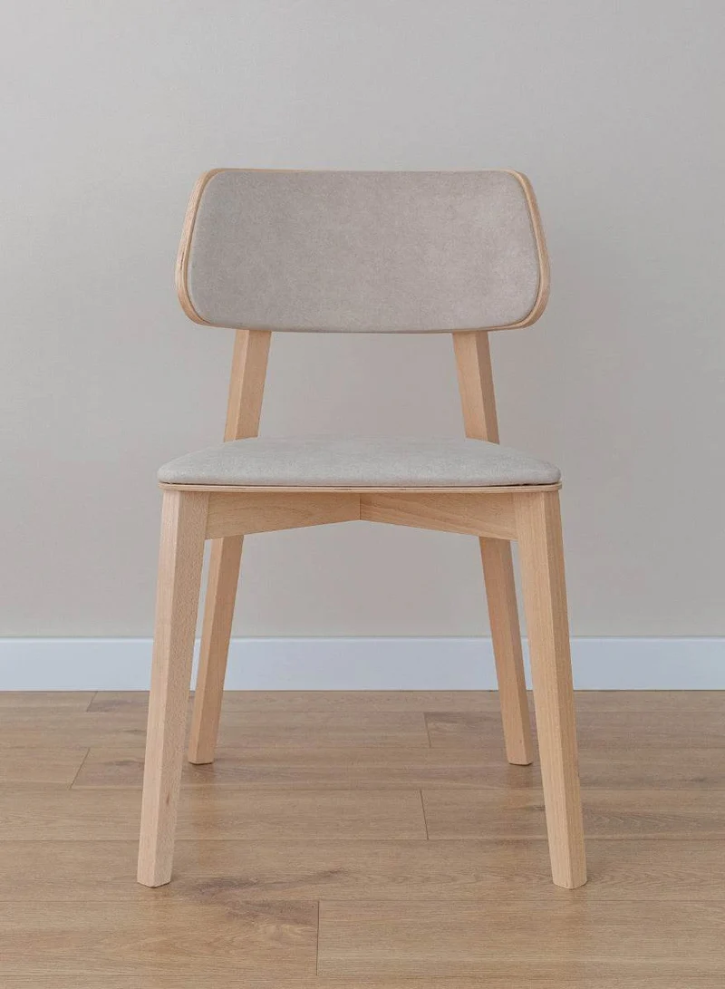 Esszimmerstuhl aus Massivholz | Minimalistischer Polsterstuhl Como