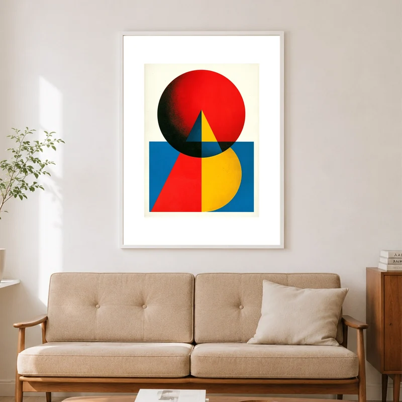 Primärfarben im Gleichgewicht Poster