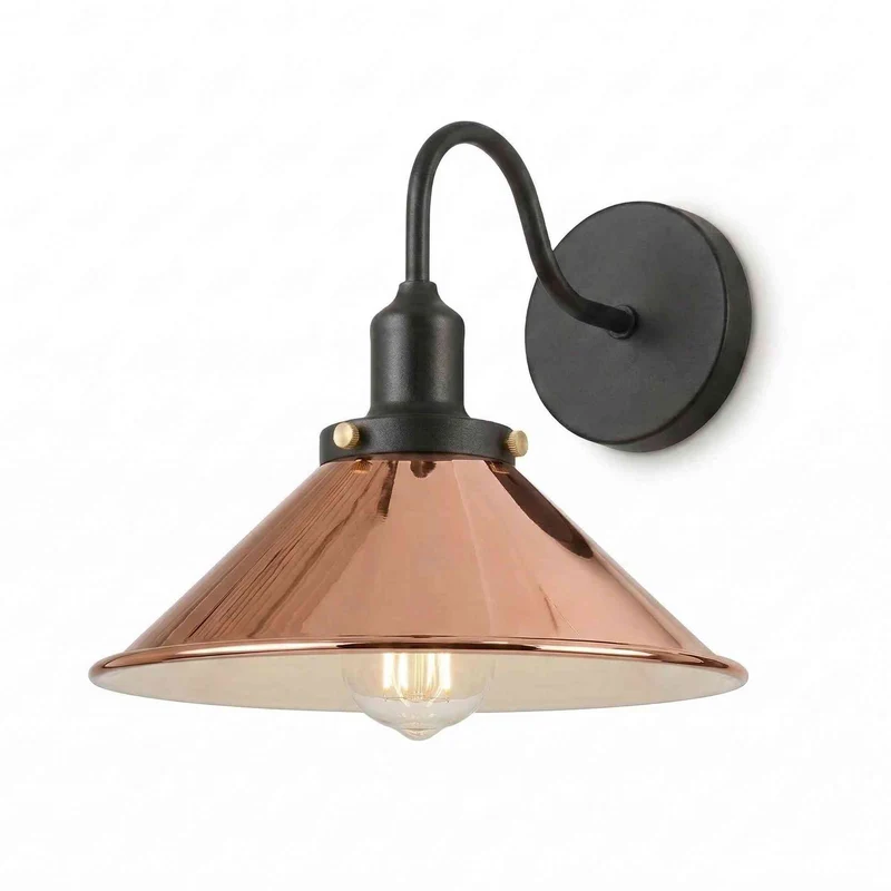 lidsone.comsign Wandleuchte Metall | Schwanenhals Retro Wandstrahler~4029