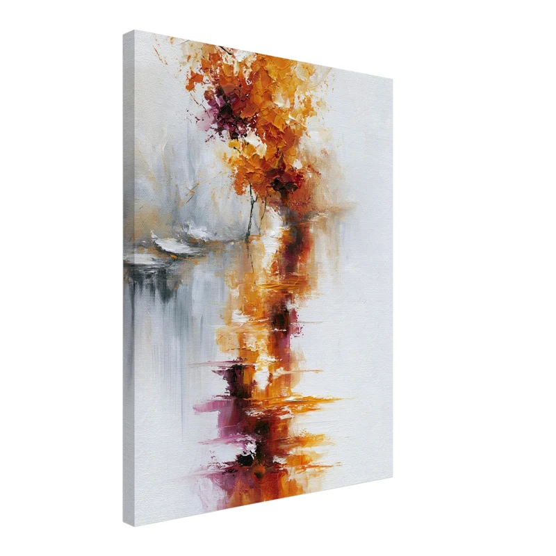 Herbstbaum Leinwand Set – Aquarell (3er)