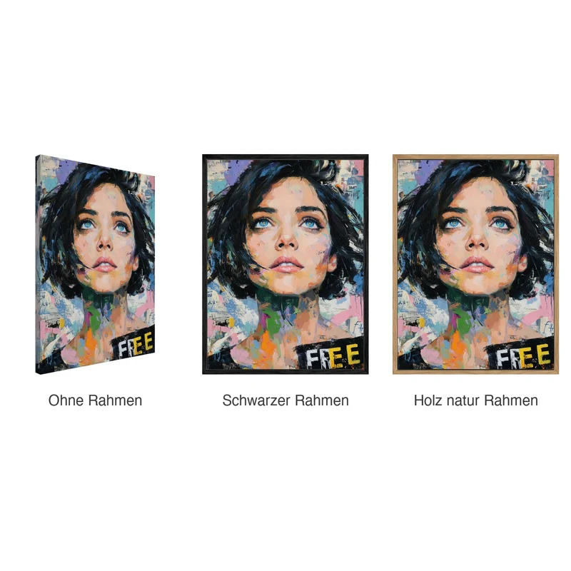 Pop-Art Street Leinwand Set