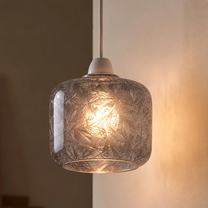 Pendelleuchenschirm aus Milchglas, E27, einfach zu montieren | Ø 10,5cm~4037