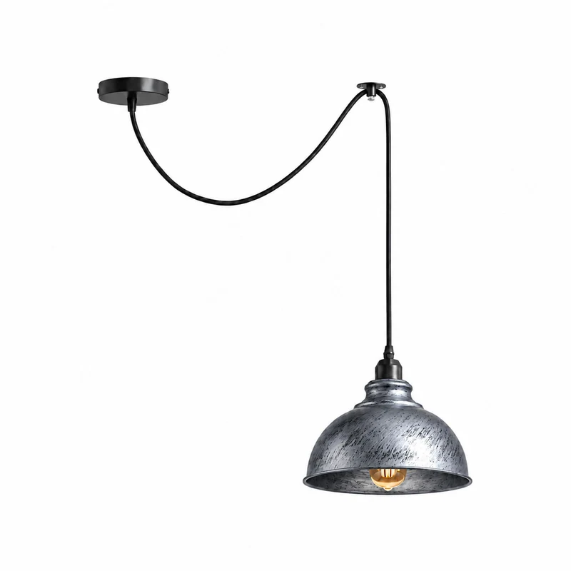 Affenschaukel Pendelleuchte - Dezentrale Hängelampe Esstisch | Ø 21cm | E27 ~3912
